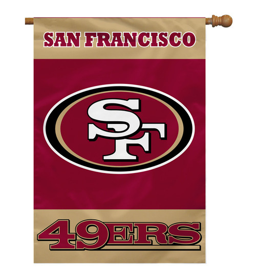San Francisco 49ers Banner 28x40 House Flag Style 2 Sided