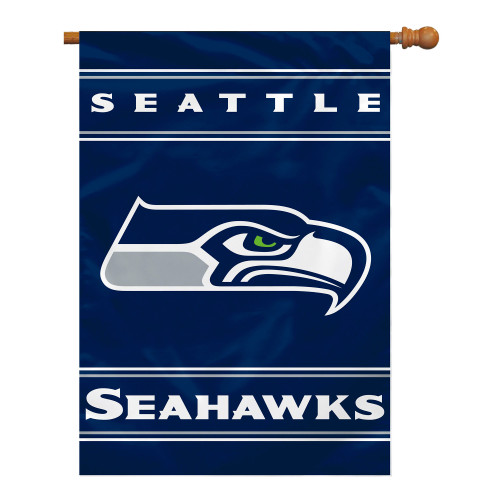 Seattle Seahawks Banner 28x40 House Flag Style 2 Sided