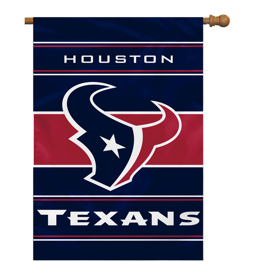 Houston Texans Banner 28x40 House Flag Style 2 Sided