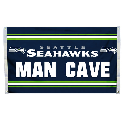Seattle Seahawks Flag 3x5 Man Cave