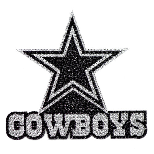 Dallas Cowboys Bling Decal "Star COWBOYS" Alternate Logo