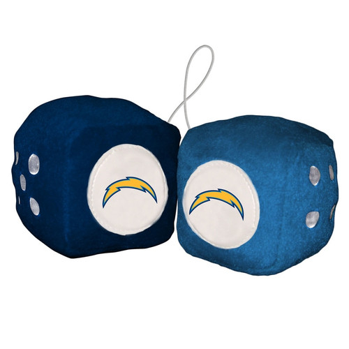 Los Angeles Chargers Fuzzy Dice