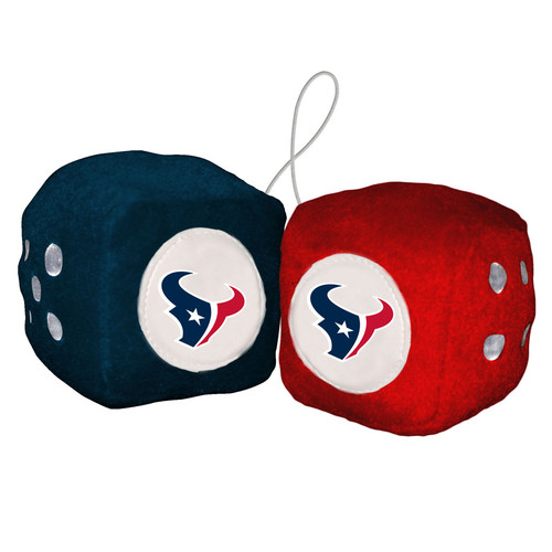 Houston Texans Fuzzy Dice