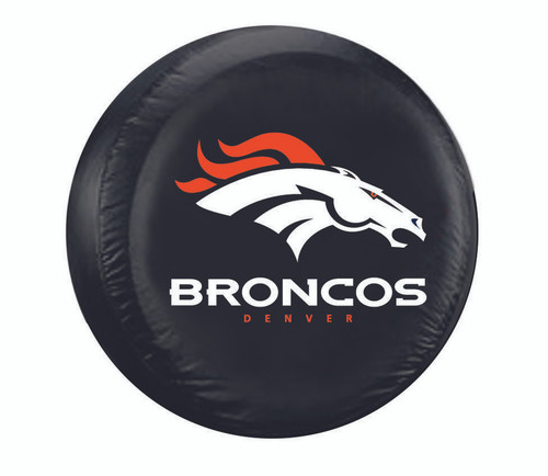 Denver Broncos Tire Cover Large Size Black