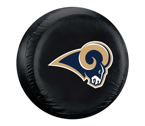 Los Angeles Rams Tire Cover Large Size Black