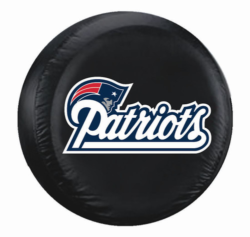 New England Patriots Tire Cover Standard Size Black