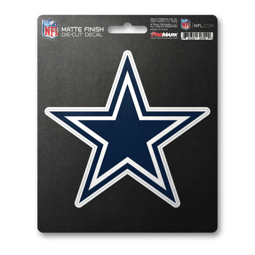 Dallas Cowboys Matte Decal Star Primary Logo Navy