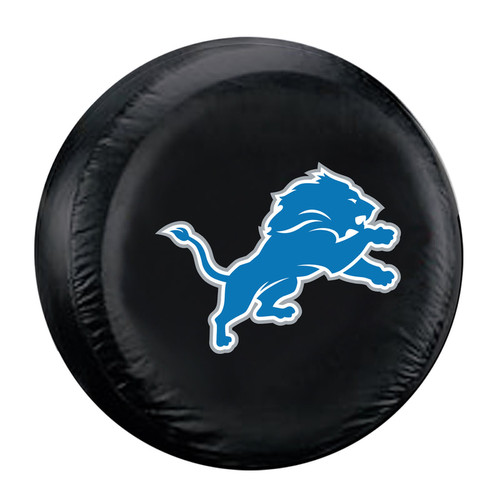 Detroit Lions Tire Cover Standard Size Black