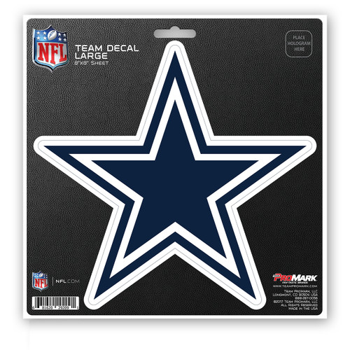 Dallas Cowboys Large Decal Star Primary Logo Navy