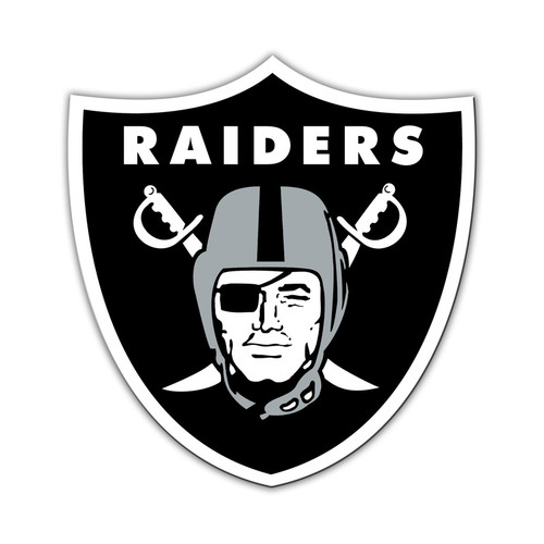 Las Vegas Raiders 12" Logo Car Magnet