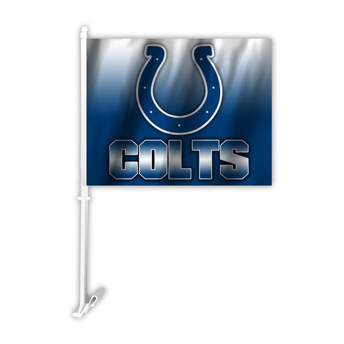 Indianapolis Colts Car Flag Ombre