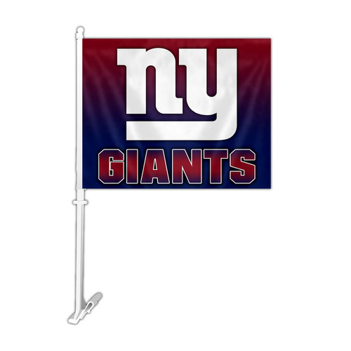 New York Giants Car Flag Ombre