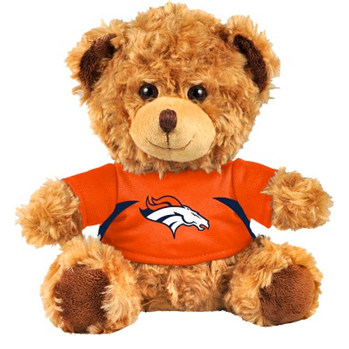 Denver Broncos 10" Plush Teddy Bear w/ Jersey