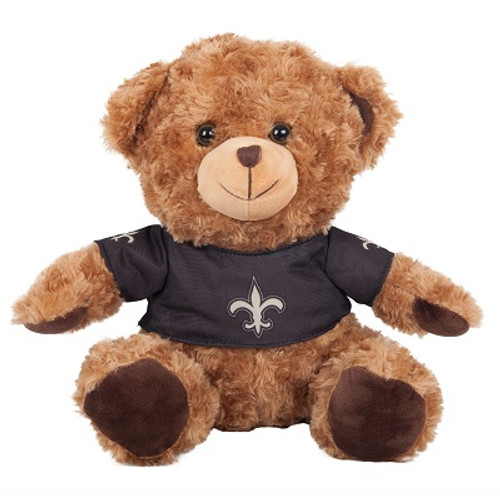 New Orleans Saints 10" Plush Teddy Bear w/ Jersey
