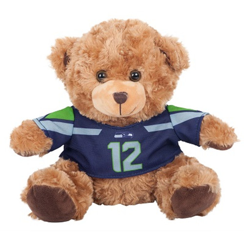 Seattle Seahawks 10" Plush Teddy Bear w/ Jersey
