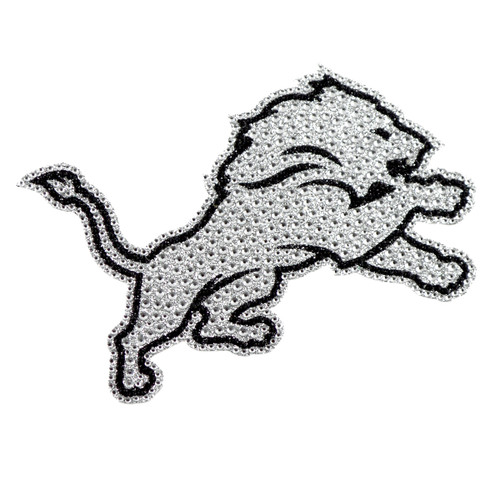 Detroit Lions Bling Decal "Lion" Primary Logo