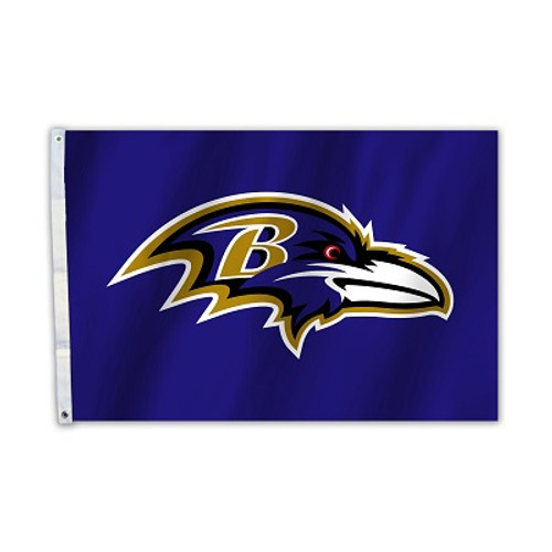 Baltimore Ravens 2 Ft. X 3 Ft. Flag W/Grommetts