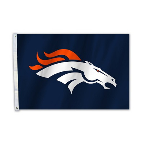 Denver Broncos 2 Ft. X 3 Ft. Flag W/Grommetts