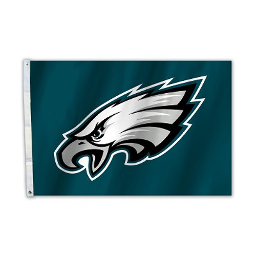 Philidephia Eagles  2 Ft. X 3 Ft. Flag W/Grommetts