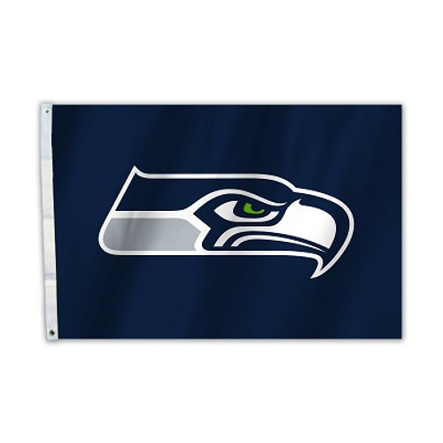 Seattle Seahawks 2 Ft. X 3 Ft. Flag W/Grommetts