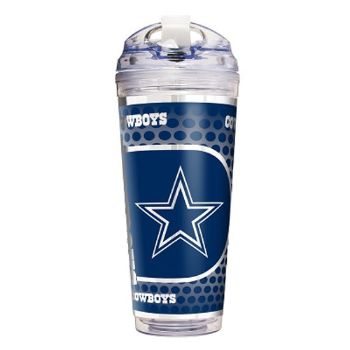 Dallas Cowboys 24 Oz. Acrylic Tumbler w/ Straw