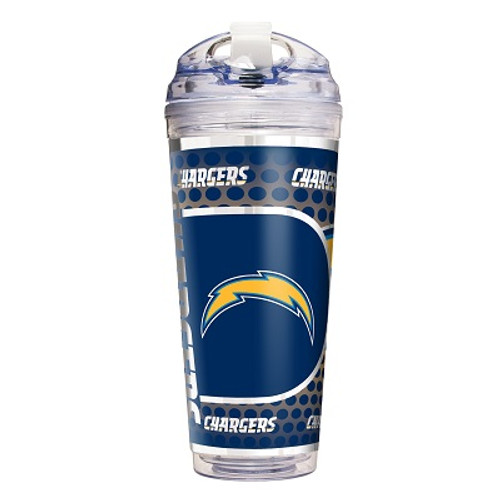 Los Angeles Chargers 24 Oz. Acrylic Tumbler w/ Straw