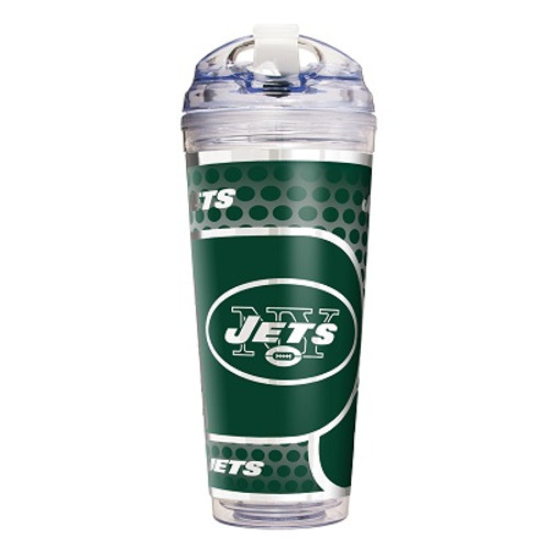 New York Jets 24 Oz. Acrylic Tumbler w/ Straw