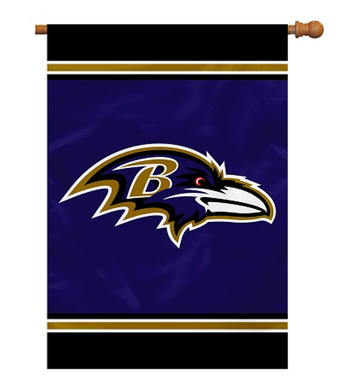 Baltimore Ravens 2-Sided 28 X 40 House Banner