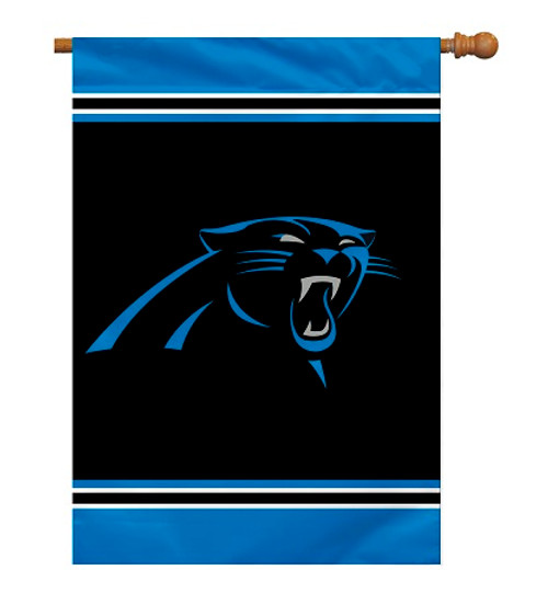 Carolina Panthers 2-Sided 28 X 40 House Banner