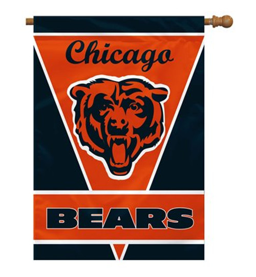 Chicago Bears 2-Sided 28 X 40 House Banner