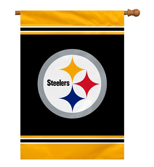 Pittsburgh Steelers 2-Sided 28 X 40 House Banner