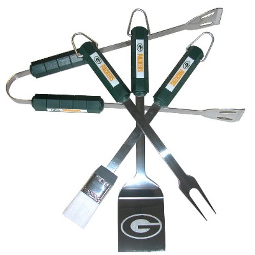 Green Bay Packers 4 Piece Bbq Set