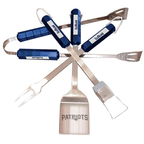 New England Patriots 4 Piece Bbq Set