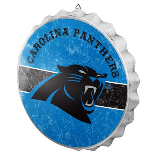 Carolina Panthers Bottle Cap Sign