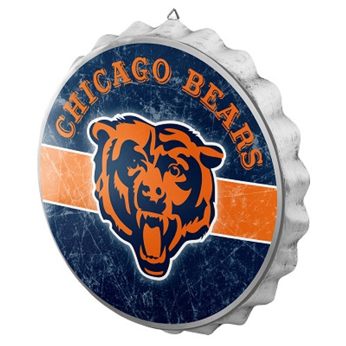 Chicago Bears Bottle Cap Sign