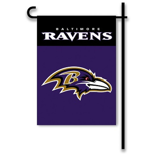 Baltimore Ravens Home / Yard Flag 13" x 18" 2-Sided