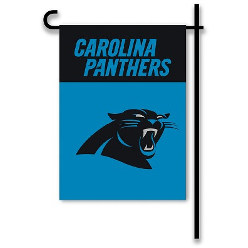Carolina Panthers Home / Yard Flag 13" x 18" 2-Sided