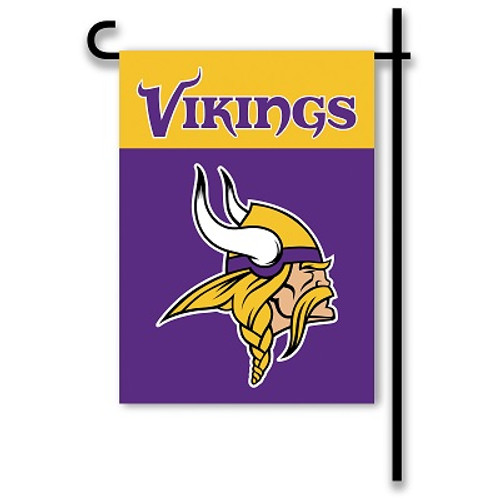 Minnesota Vikings Home / Yard Flag 13" x 18" 2-Sided