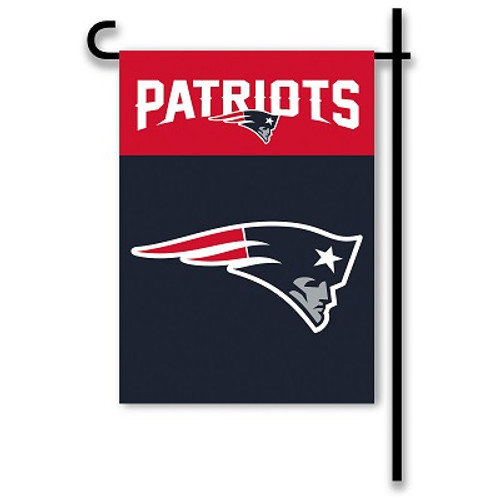 New England Patriots Home / Yard Flag 13" x 18" 2-Sided