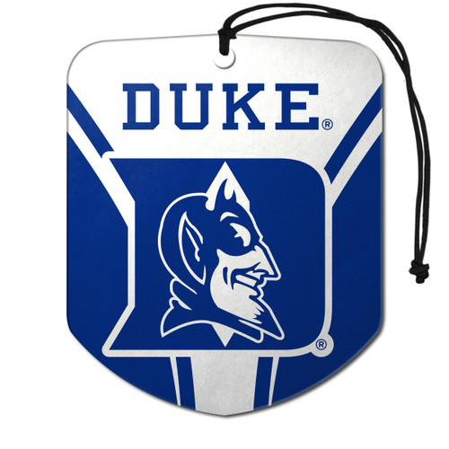 Duke Blue Devils Air Freshener 2-pk "D & Devil" Logo & Wordmark