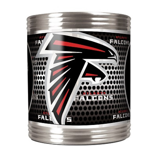 Atlanta Falcons Stainless Steel Can Holder with Metallic Graphics