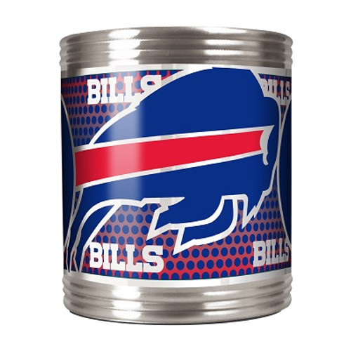 Buffalo Bills Stainless Steel Can Holder with Metallic Graphics