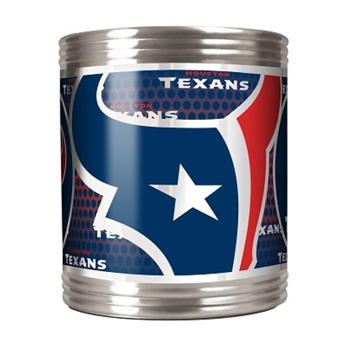 Houston Texans Stainless Steel Can Holder with Metallic Graphics
