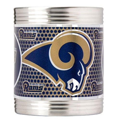 Los Angeles Rams Stainless Steel Can Holder with Metallic Graphics