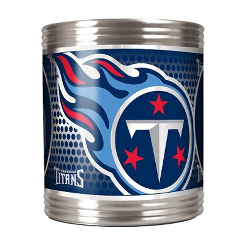 Tennessee Titans Stainless Steel Can Holder with Metallic Graphics