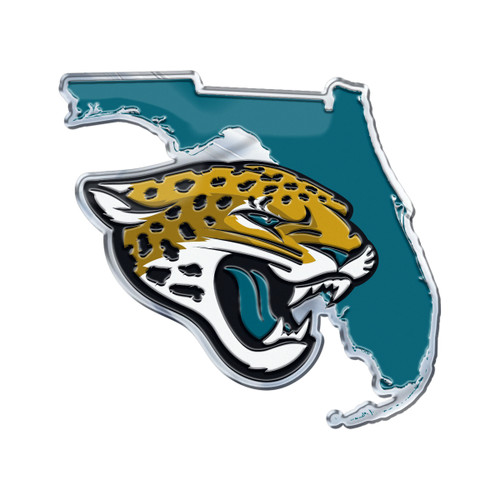 Jacksonville Jaguars Embossed State Emblem "Jaguar" Logo