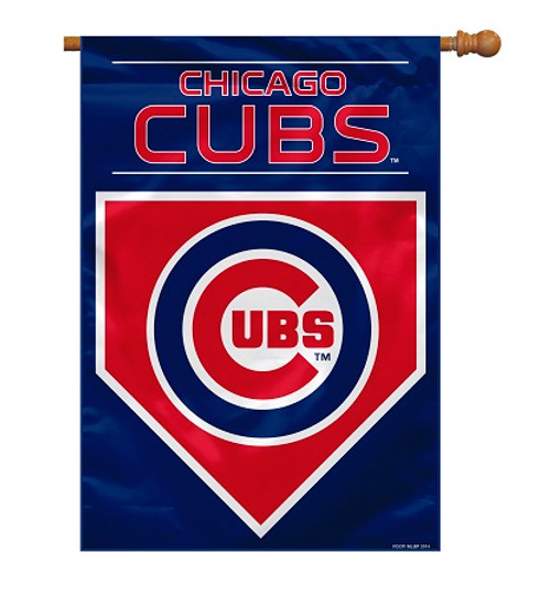 Chicago Cubs 28" x 40" 2 - Sided House Banner