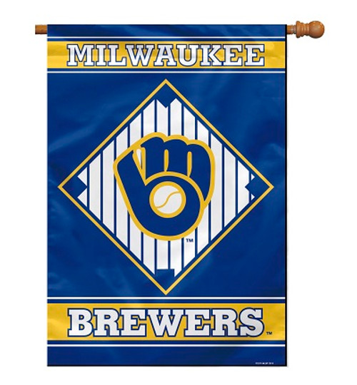 Milwaukee Brewers 28" x 40" 1- Sided House Banner