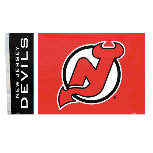 New Jersey Devils 3 Ft. X 5 Ft. Flag W/Grommetts