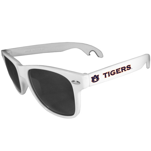 Auburn Tigers Beachfarer Bottle Opener Sunglasses, White